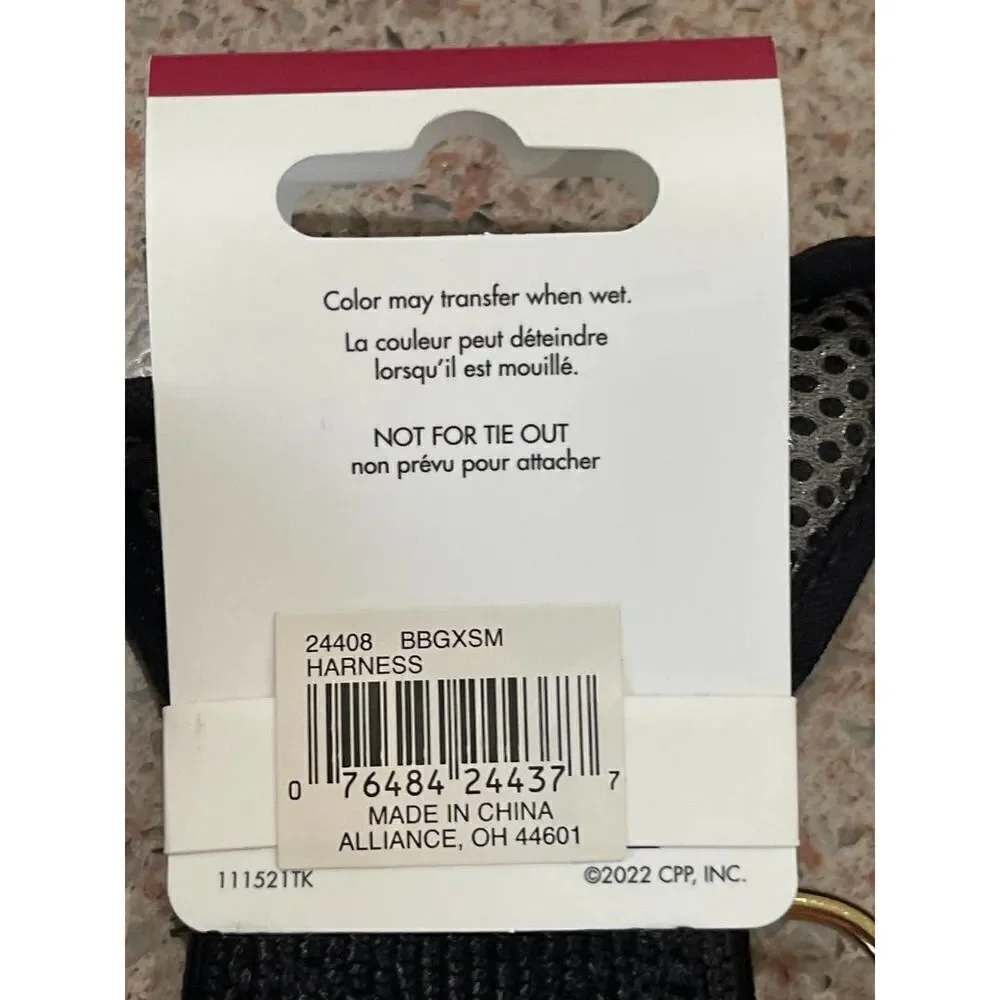 Coastal Accent Black Gold Stars D Ring Size XS